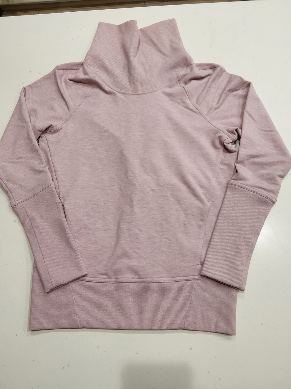 lululemon athletica Dusty Rose Funnel Neck Sweatshirt